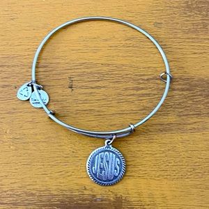 Alex and Ani Jesus Charm Bangle